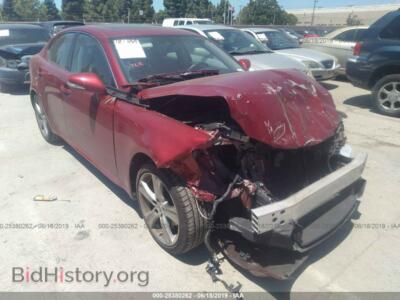 2011 Lexus IS 250, red — VIN JTHBF5C29B5136441, IAAI