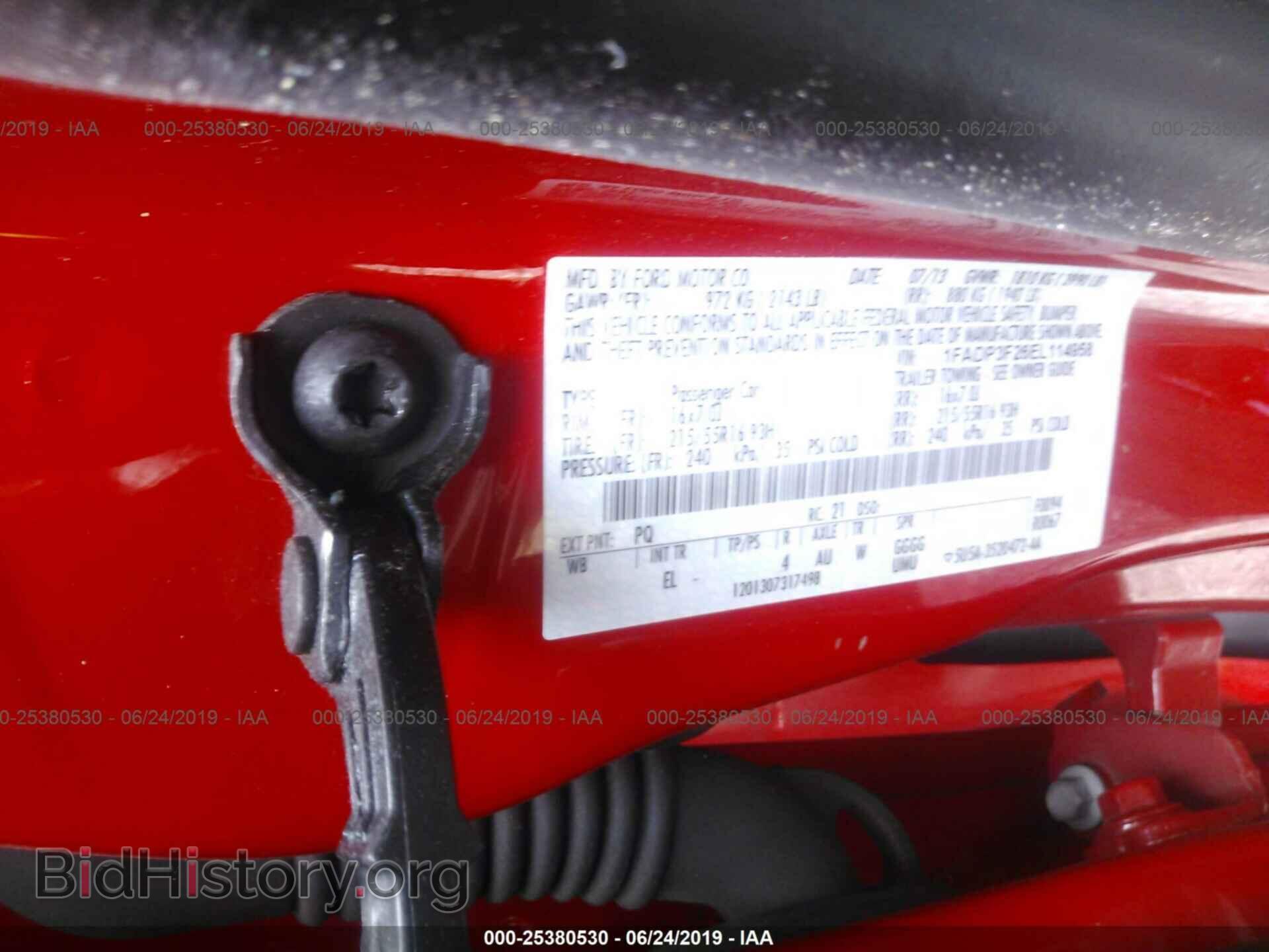2014 FORD FOCUS - VIN: 1FADP3F26EL114958 - Фото 9