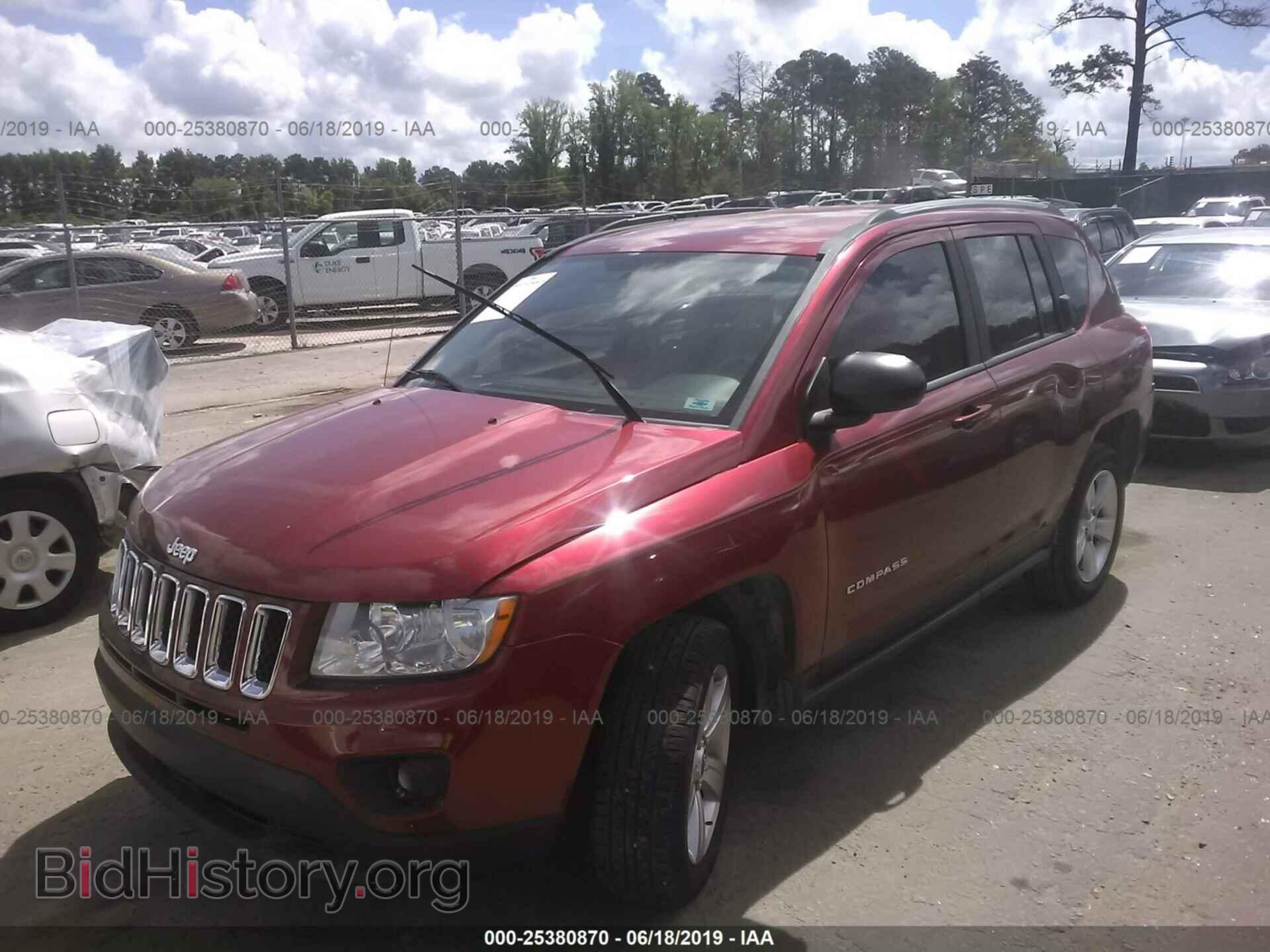 2012 JEEP COMPASS - VIN: 1C4NJCEB3CD623558 - Фото 2