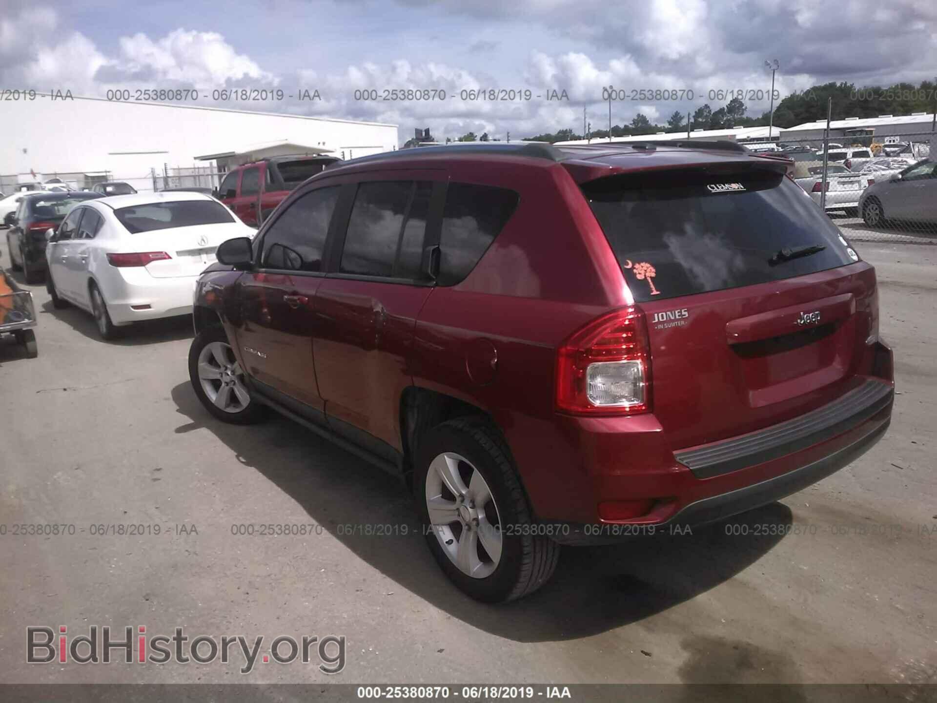 2012 JEEP COMPASS - VIN: 1C4NJCEB3CD623558 - Фото 3