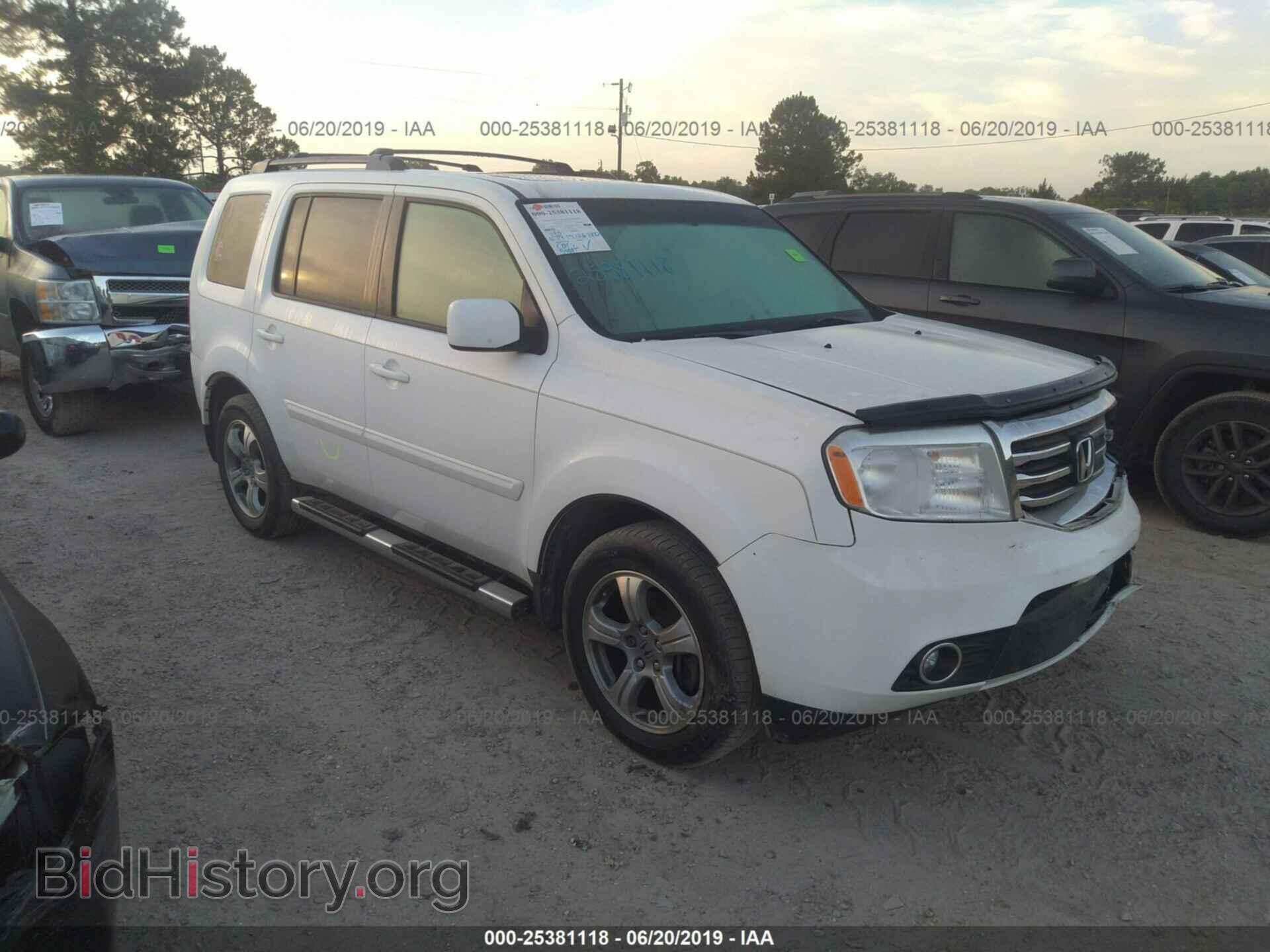 Фотография 5FNYF3H55DB013921 - HONDA PILOT 2013