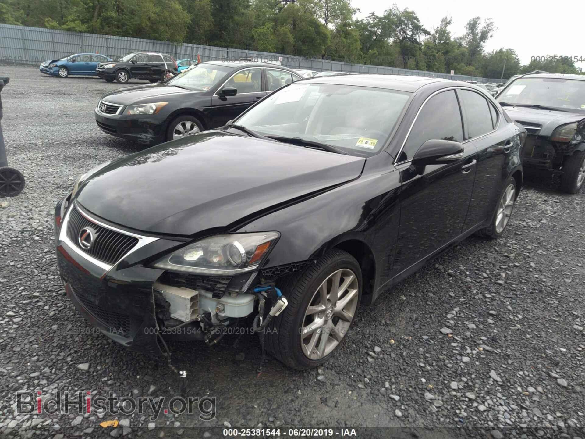 2011 LEXUS IS - VIN: JTHCE5C24B5001343 - Фото 2