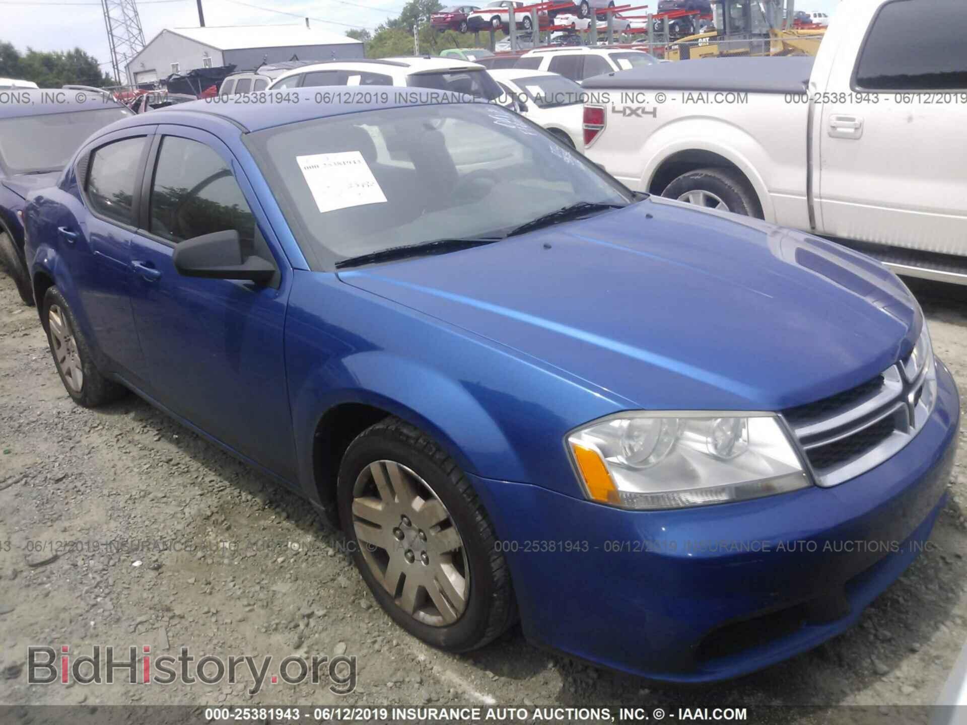 Photo 1C3CDZAB9DN596552 - DODGE AVENGER 2013