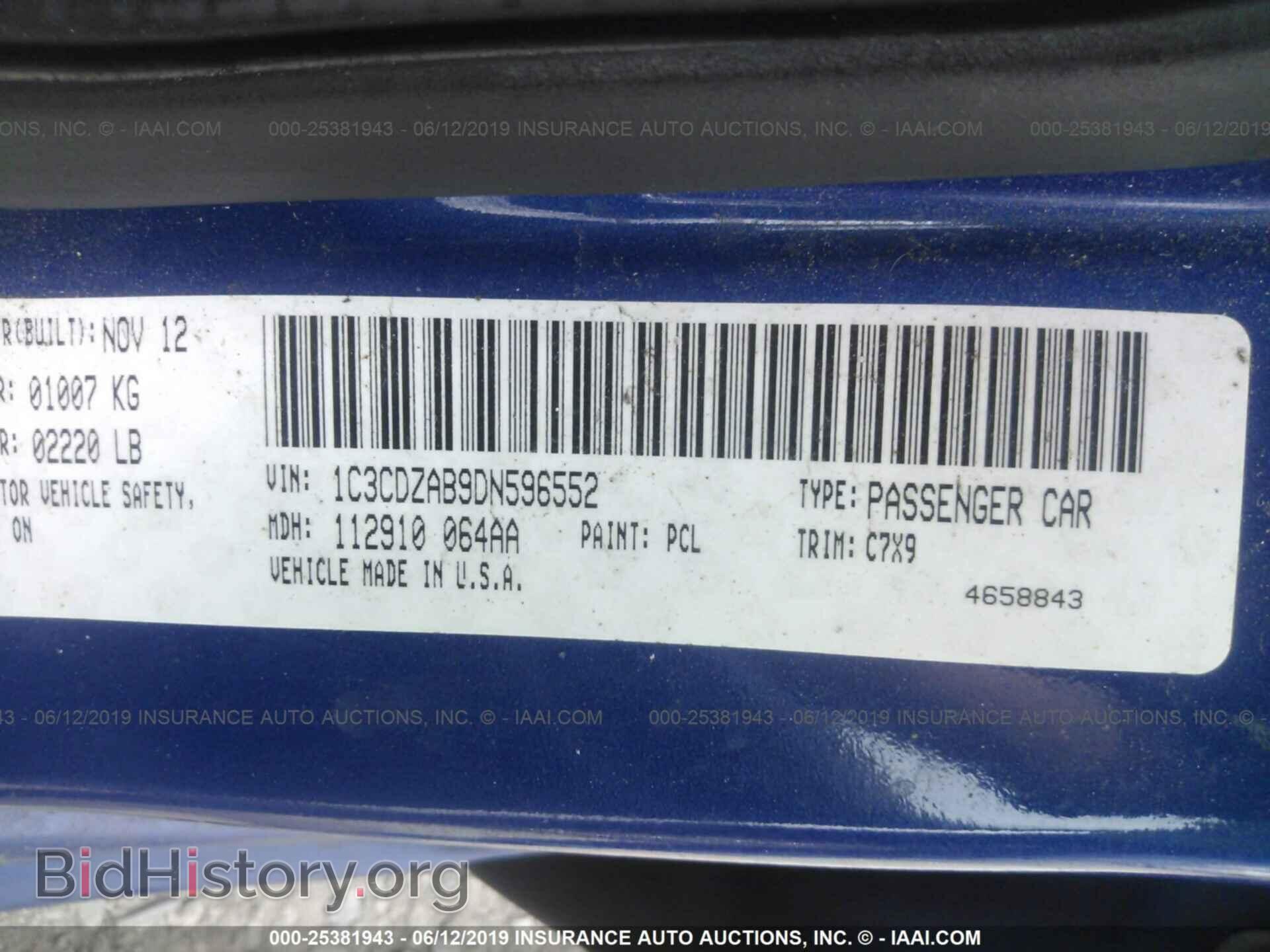 2013 DODGE AVENGER - VIN: 1C3CDZAB9DN596552 - Photo 9