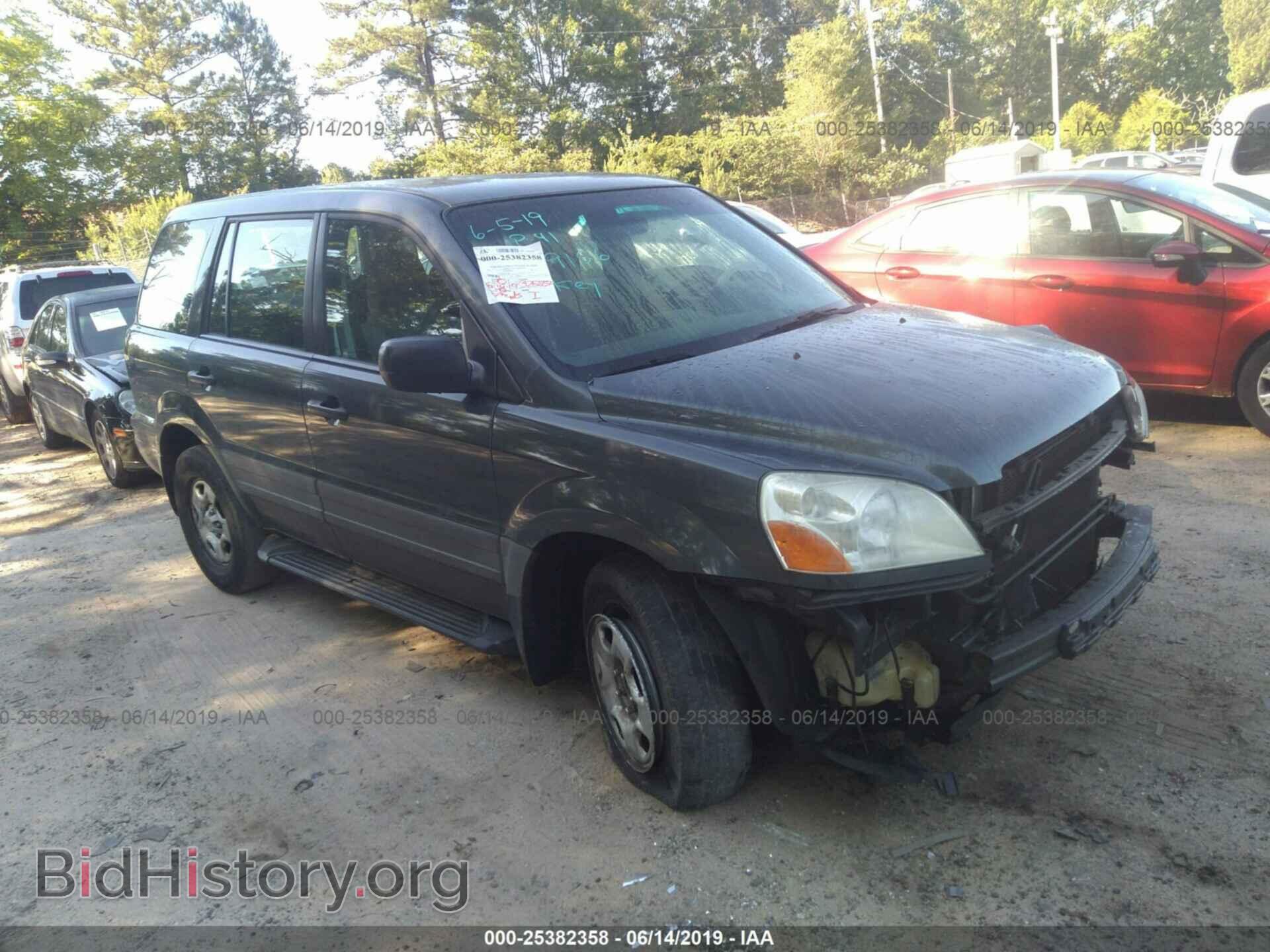Photo 2HKYF18145H569156 - HONDA PILOT 2005