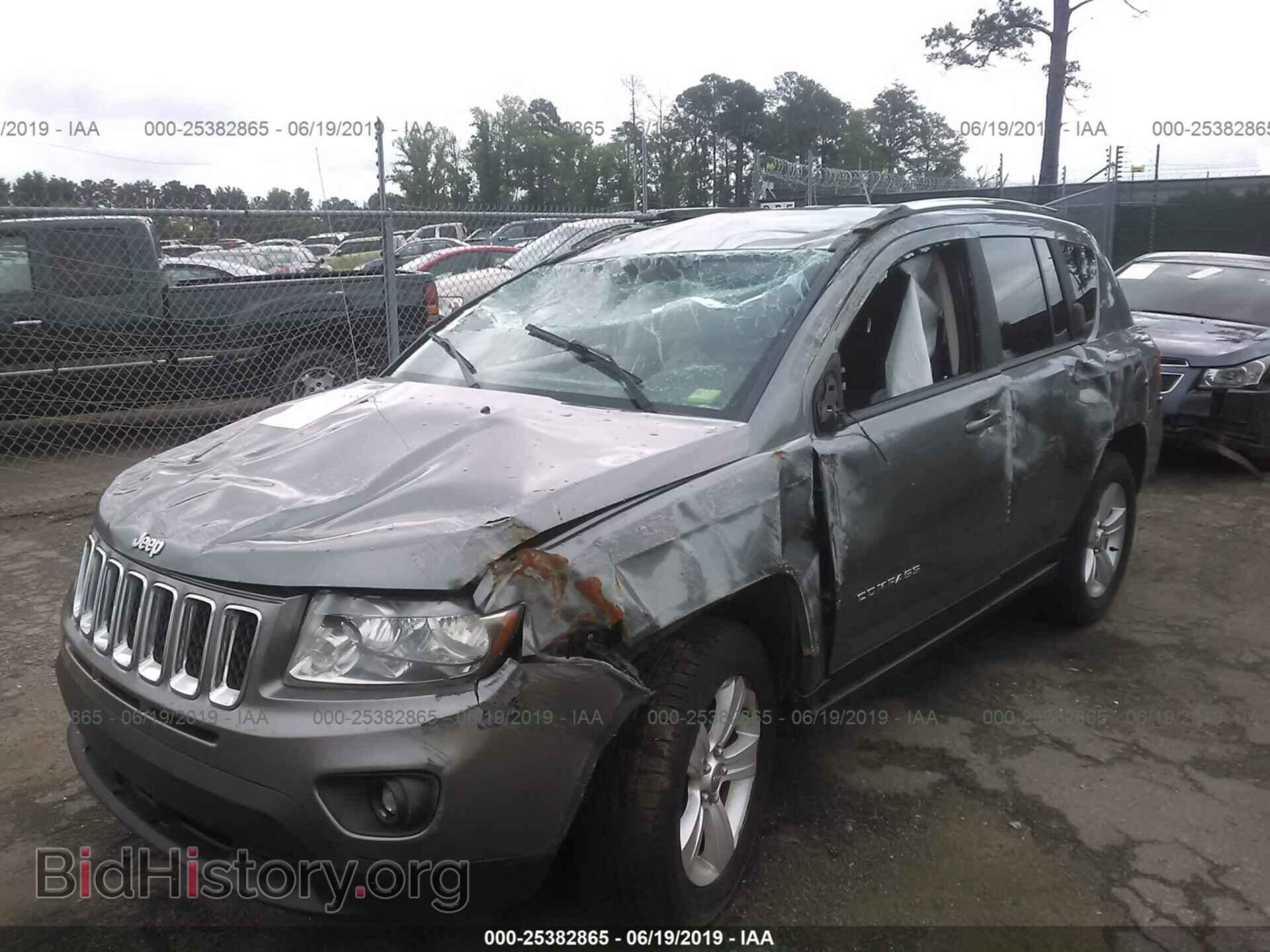 2013 JEEP COMPASS - VIN: 1C4NJCBBXDD283489 - Фото 2