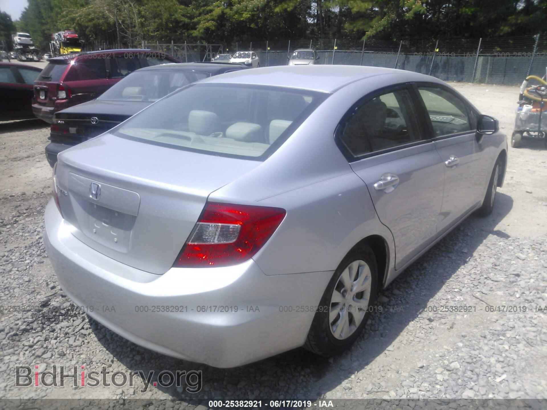 2012 HONDA CIVIC - VIN: 19XFB2F50CE082228 - Фото 4