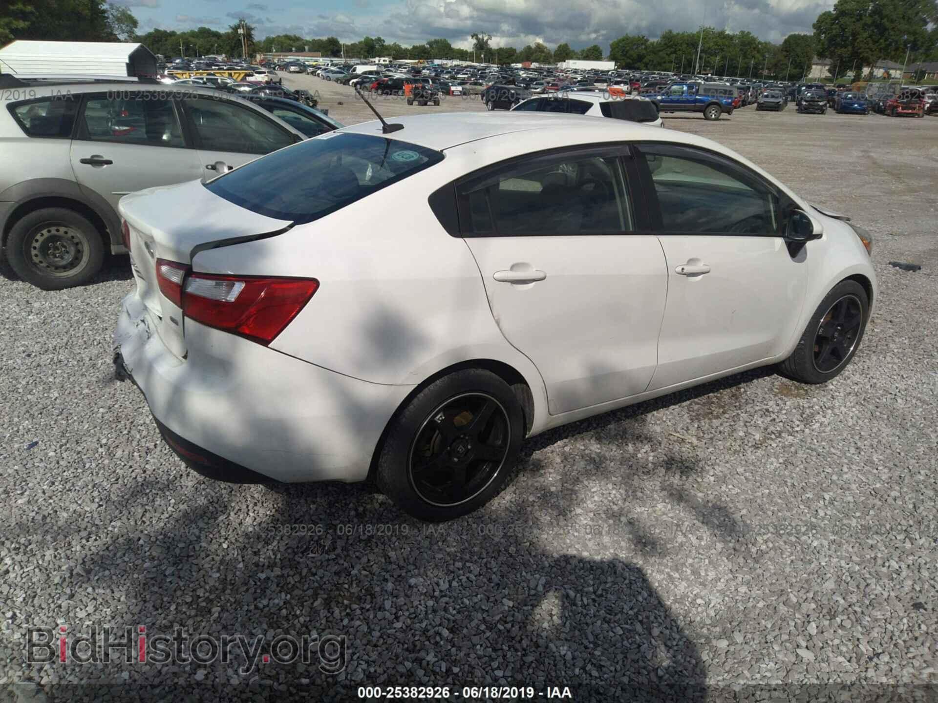 2012 KIA RIO - VIN: KNADM4A37C6057641 - Фото 4