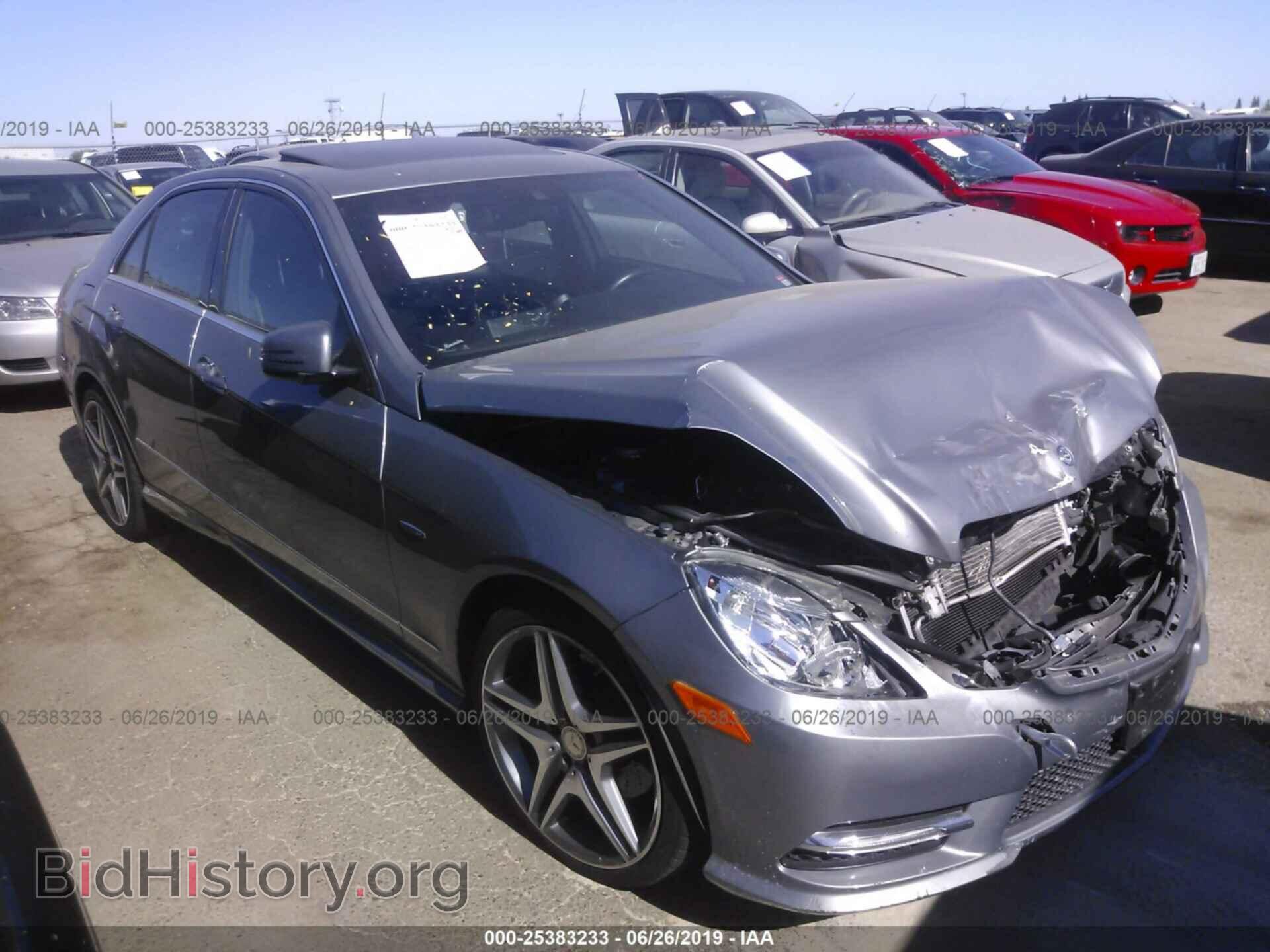 Photo WDDHF2EB9CA590517 - MERCEDES-BENZ E 2012