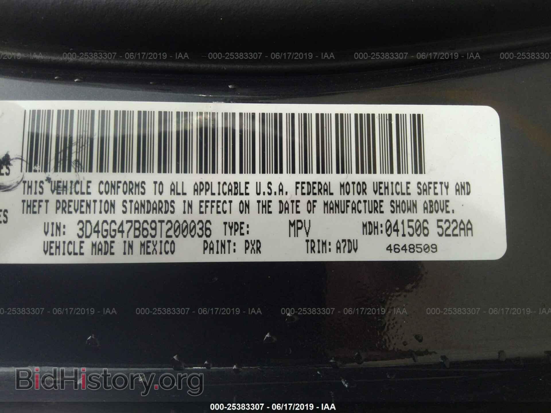 2009 DODGE JOURNEY - VIN: 3D4GG47B69T200036 - Фото 9