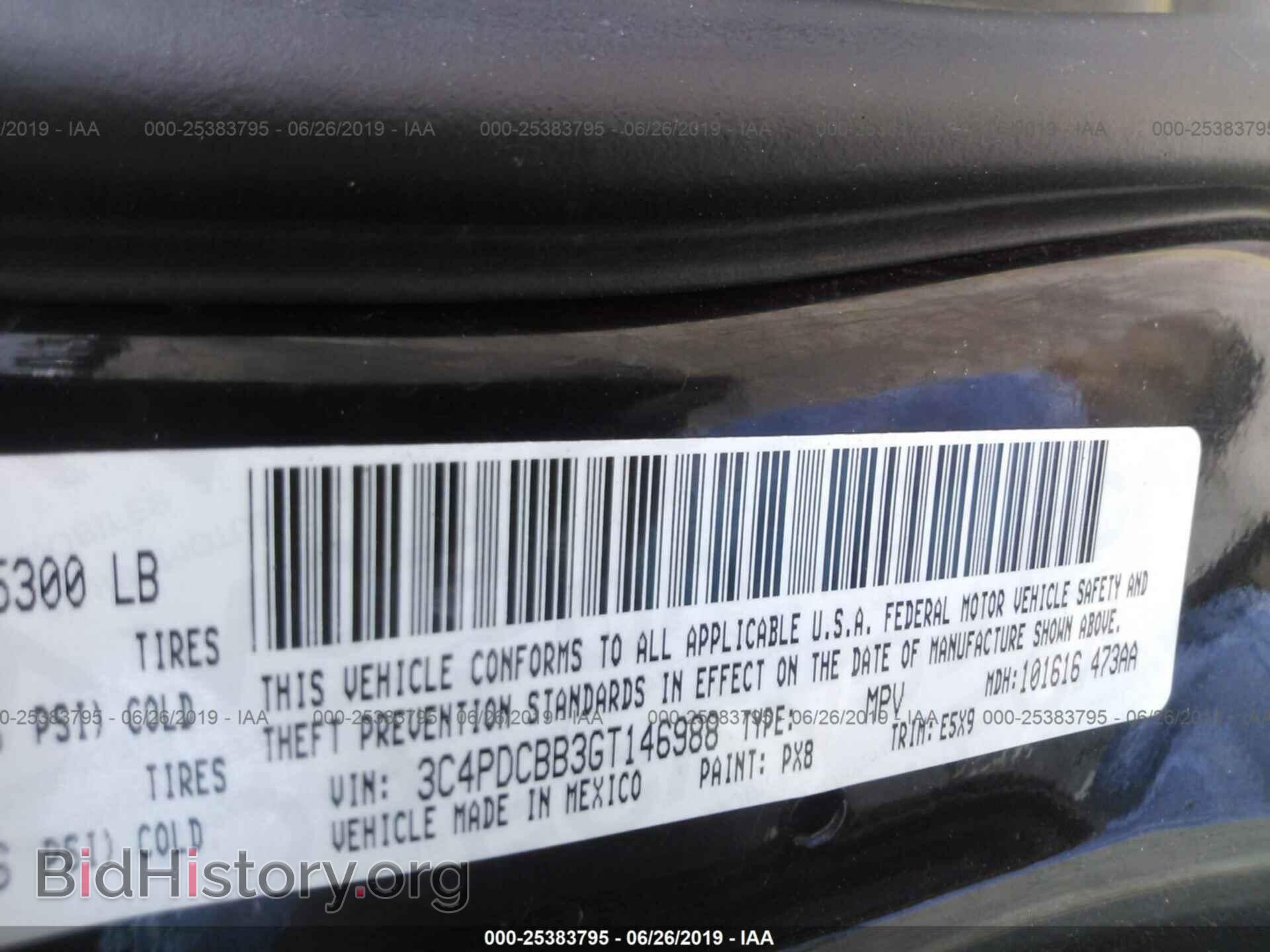2016 DODGE JOURNEY - VIN: 3C4PDCBB3GT146988 - Photo 9