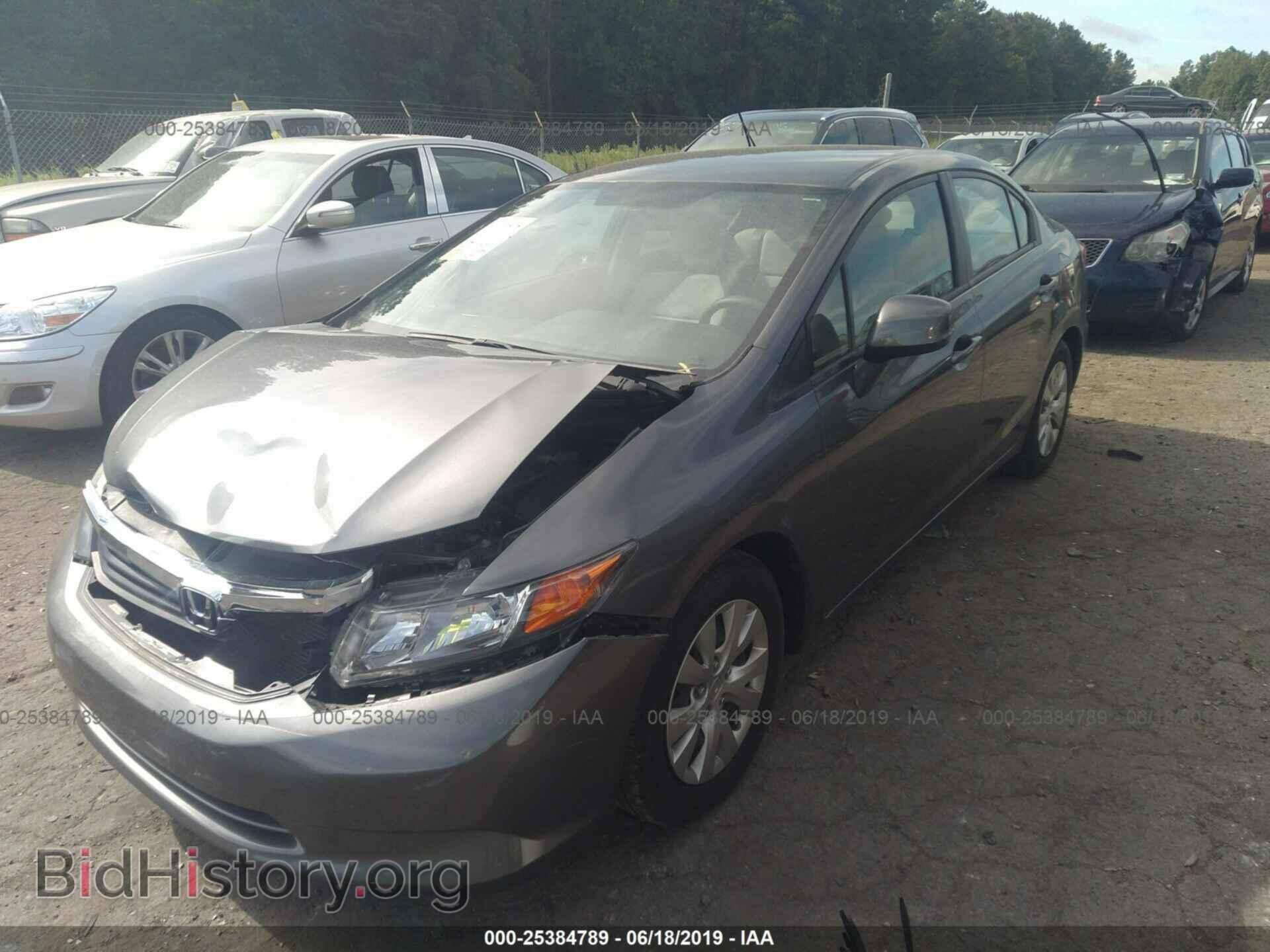 2012 HONDA CIVIC - VIN: 19XFB2F56CE052828 - Фото 2