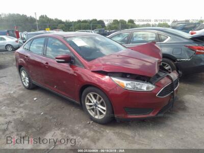 2016 Ford FOCUS SE, red — VIN 1FADP3F27GL360050, IAAI