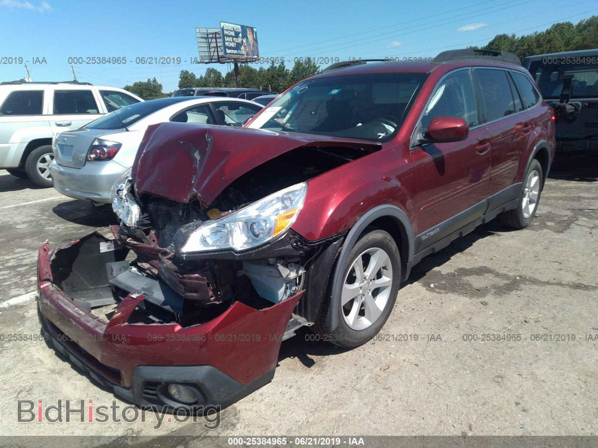 2014 SUBARU OUTBACK - VIN: 4S4BRBCC3E3222193 - Фото 2