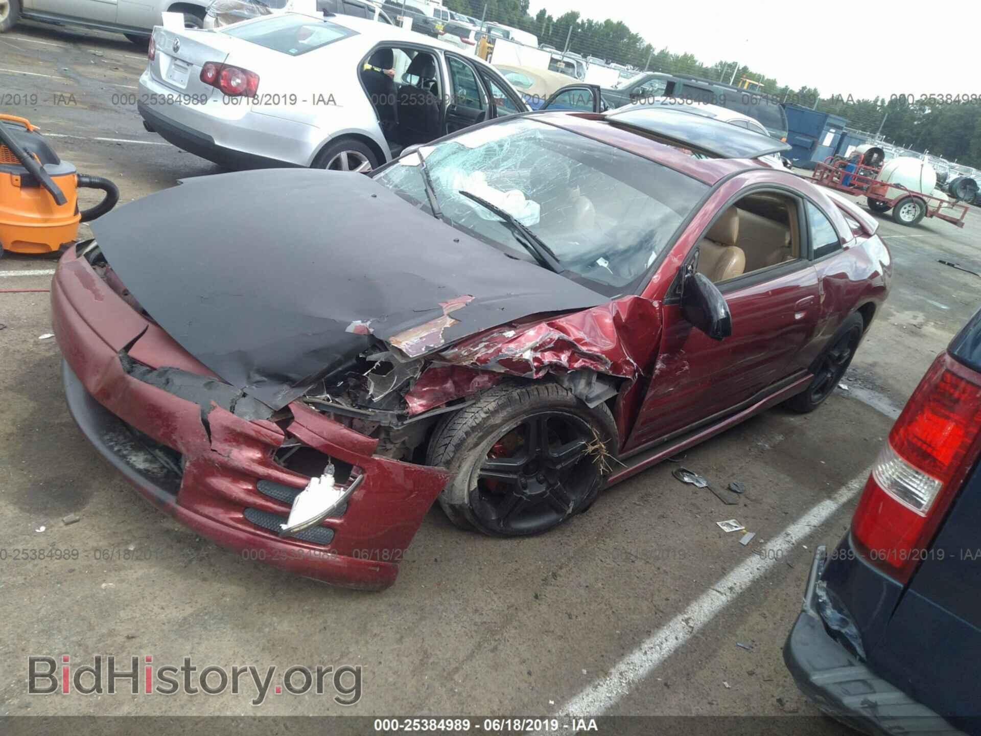2001 MITSUBISHI ECLIPSE - VIN: 4A3AC54H21E086406 - Фото 2