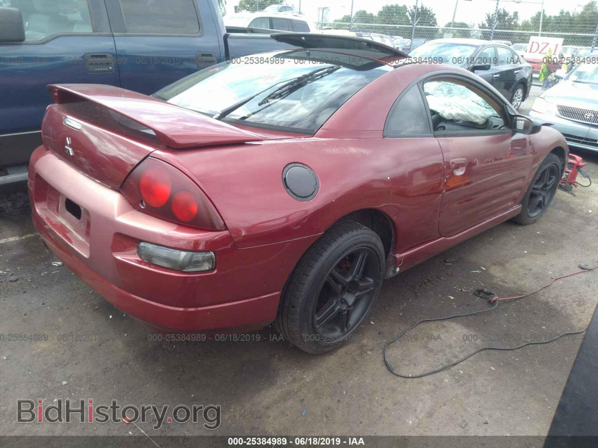 2001 MITSUBISHI ECLIPSE - VIN: 4A3AC54H21E086406 - Фото 4