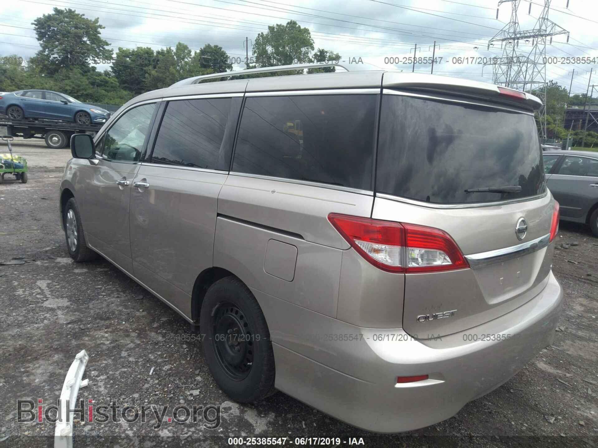 2012 NISSAN QUEST - VIN: JN8AE2KP0C9041230 - Фото 3