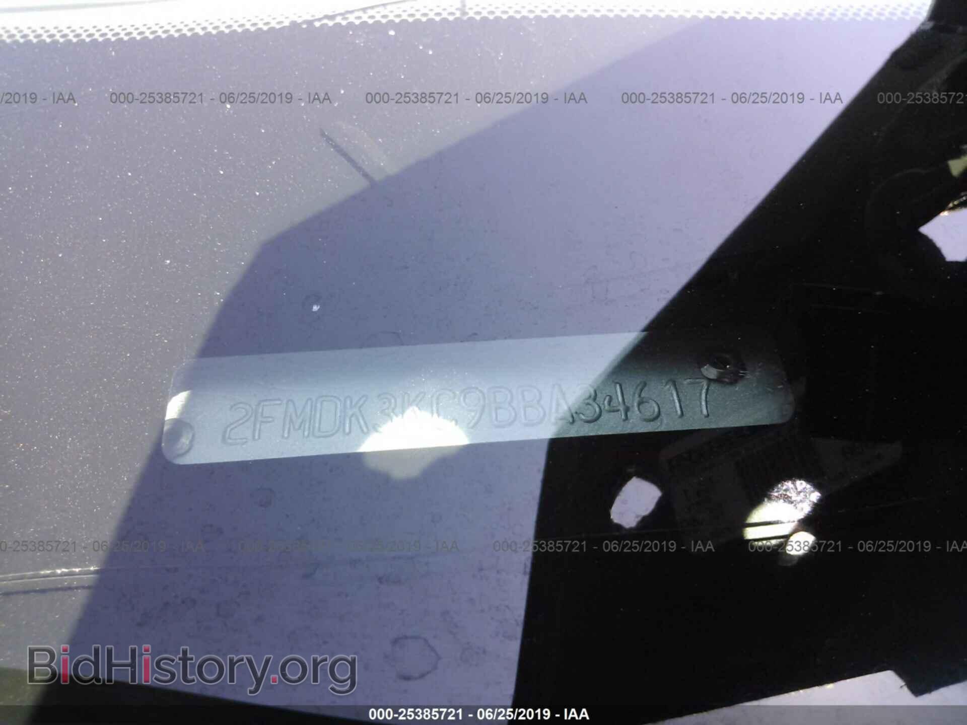 2011 FORD EDGE - VIN: 2FMDK3KC9BBA34617 - Фото 9