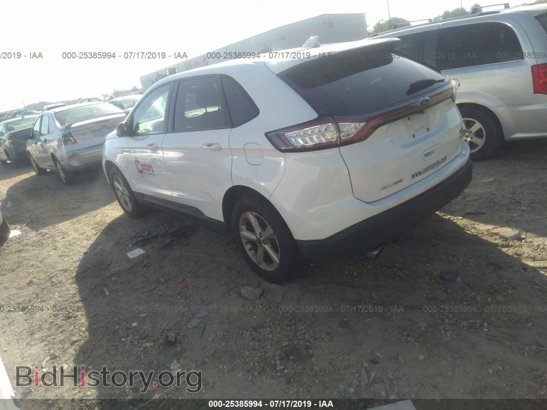 2015 FORD EDGE - VIN: 2FMTK3G87FBB63719 - Фото 3