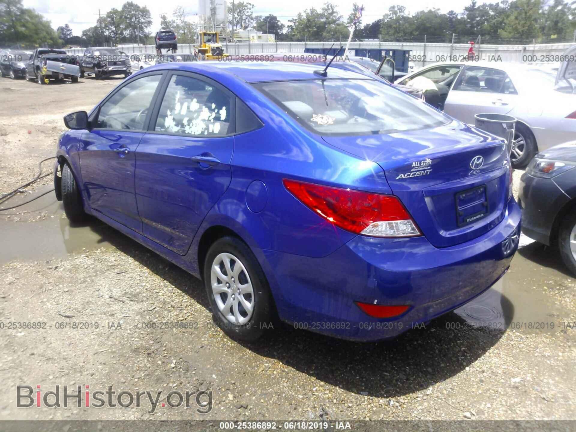 2014 HYUNDAI ACCENT - VIN: KMHCT4AEXEU665991 - Фото 3