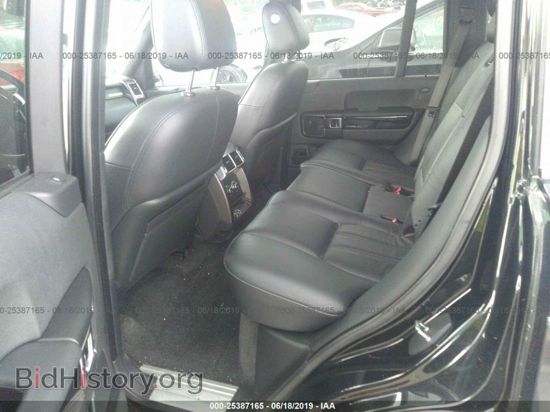 2012 LAND ROVER RANGE ROVER - VIN: SALME1D45CA385827 - Фото 8
