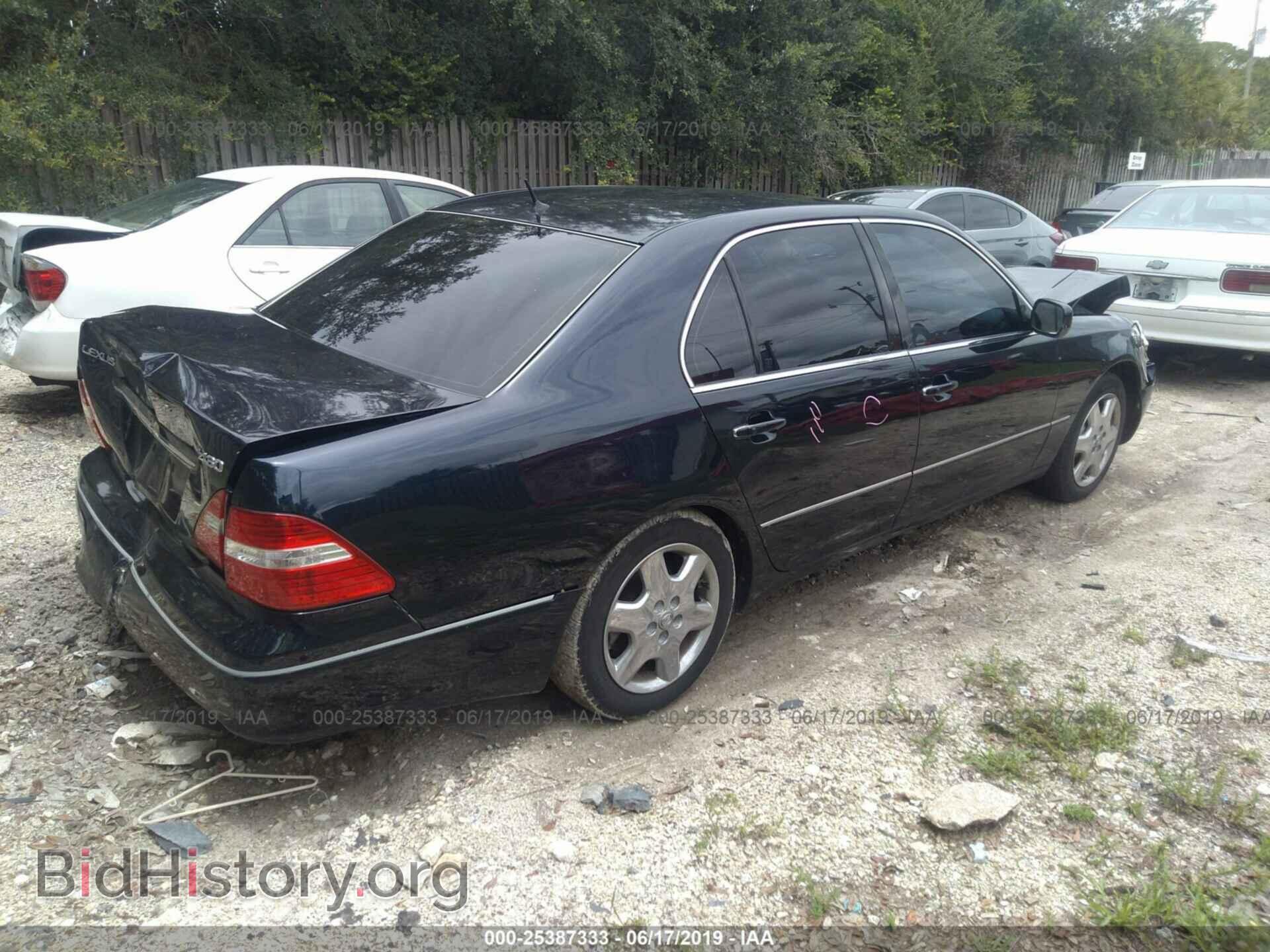 2005 LEXUS LS - VIN: JTHBN36F250176996 - Photo 4