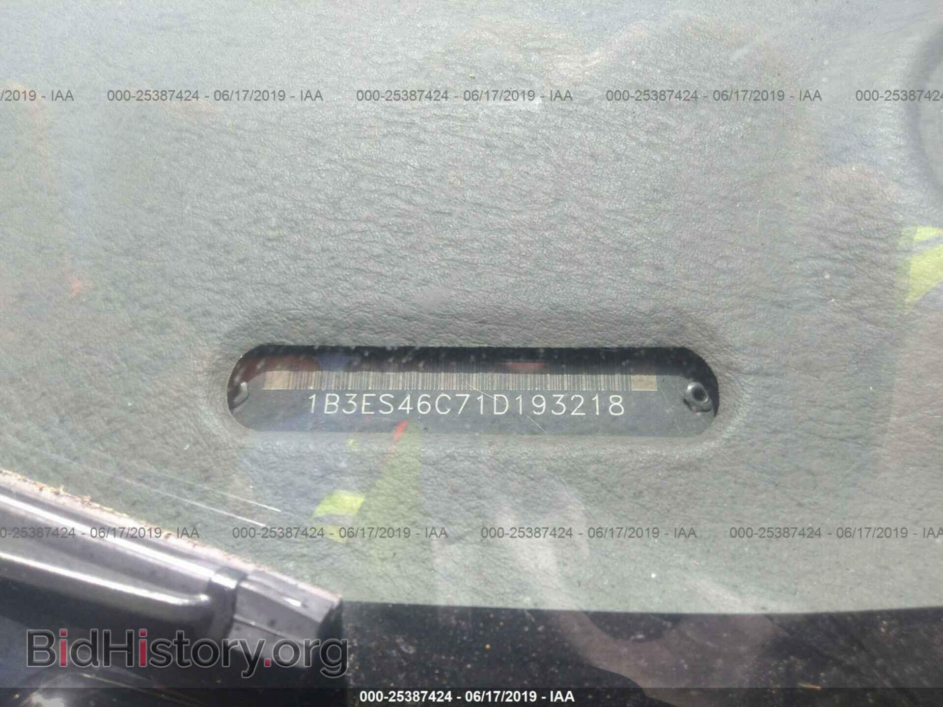 2001 DODGE NEON - VIN: 1B3ES46C71D193218 - Фото 9