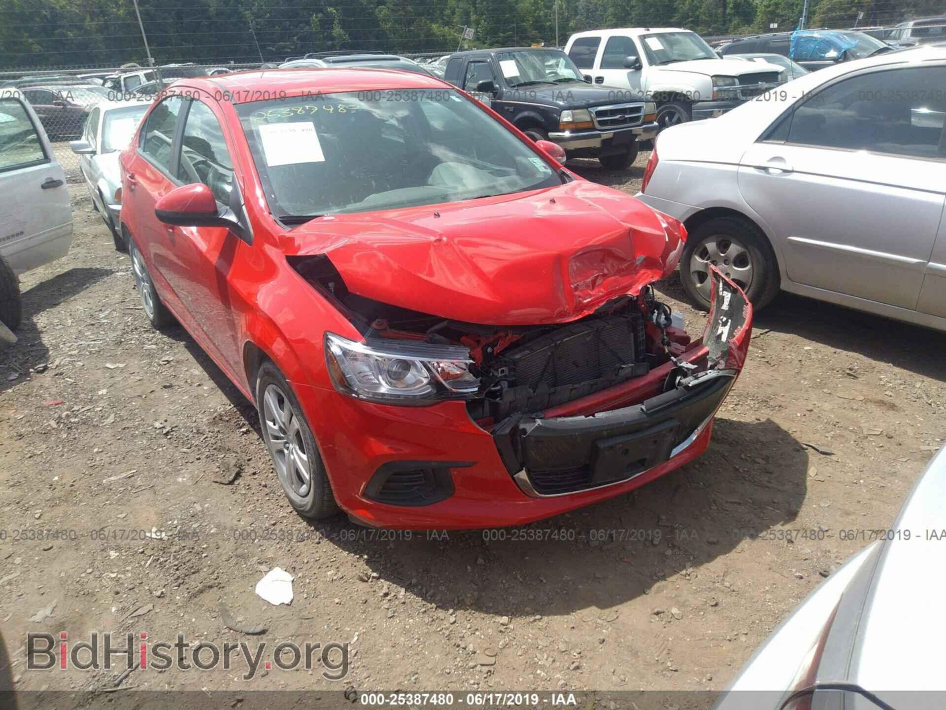 Photo 1G1JB5SH3H4162992 - CHEVROLET SONIC 2017