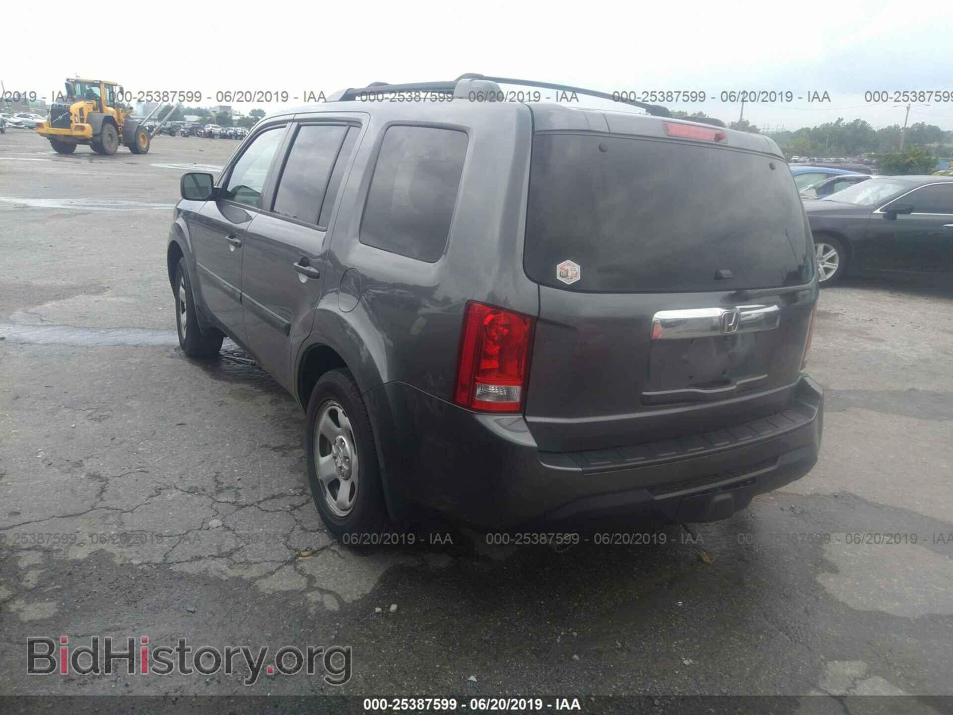 2012 HONDA PILOT - VIN: 5FNYF4H25CB014173 - Фото 3