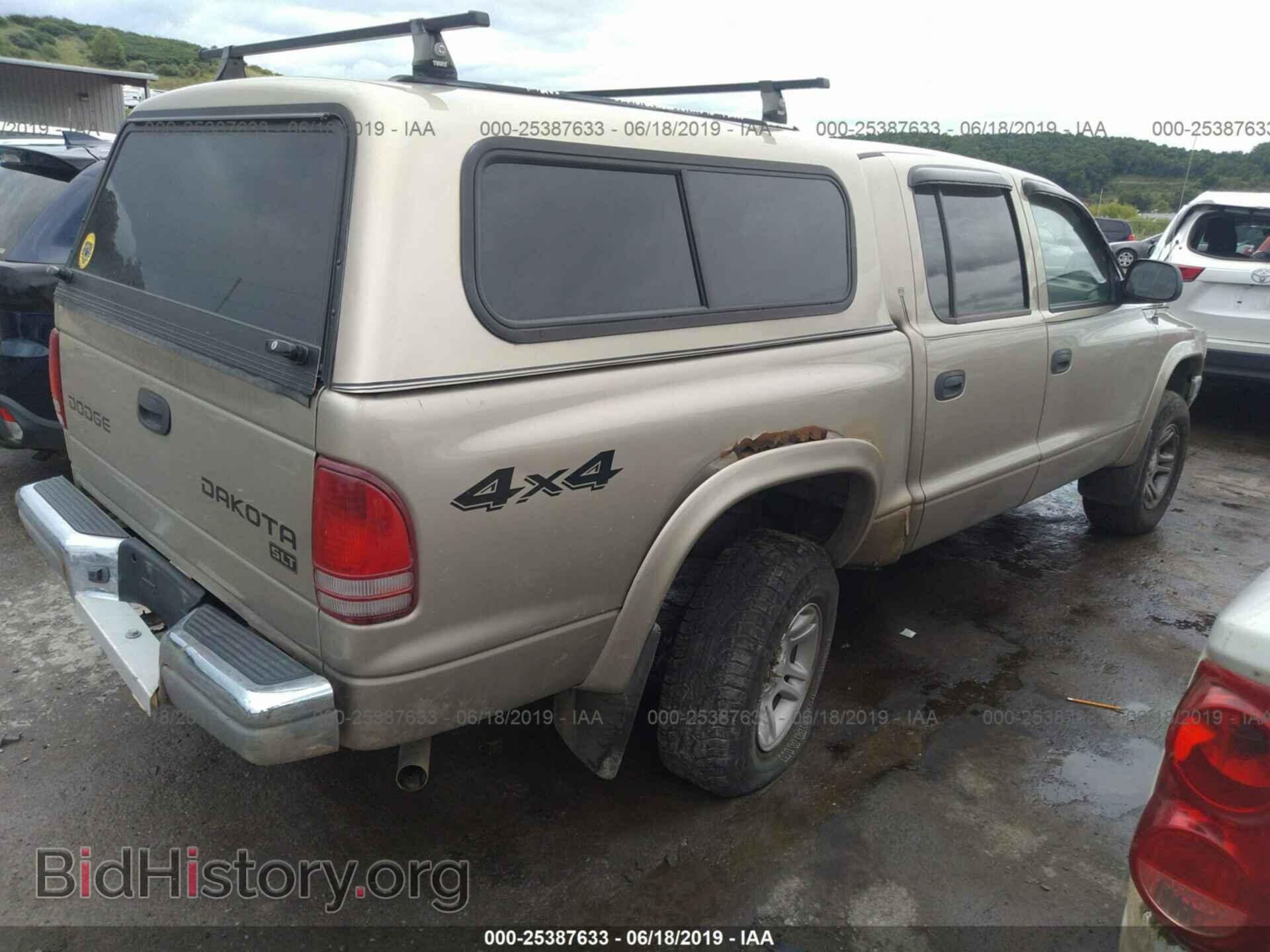2004 DODGE DAKOTA - VIN: 1D7HG48N54S637505 - Фото 4