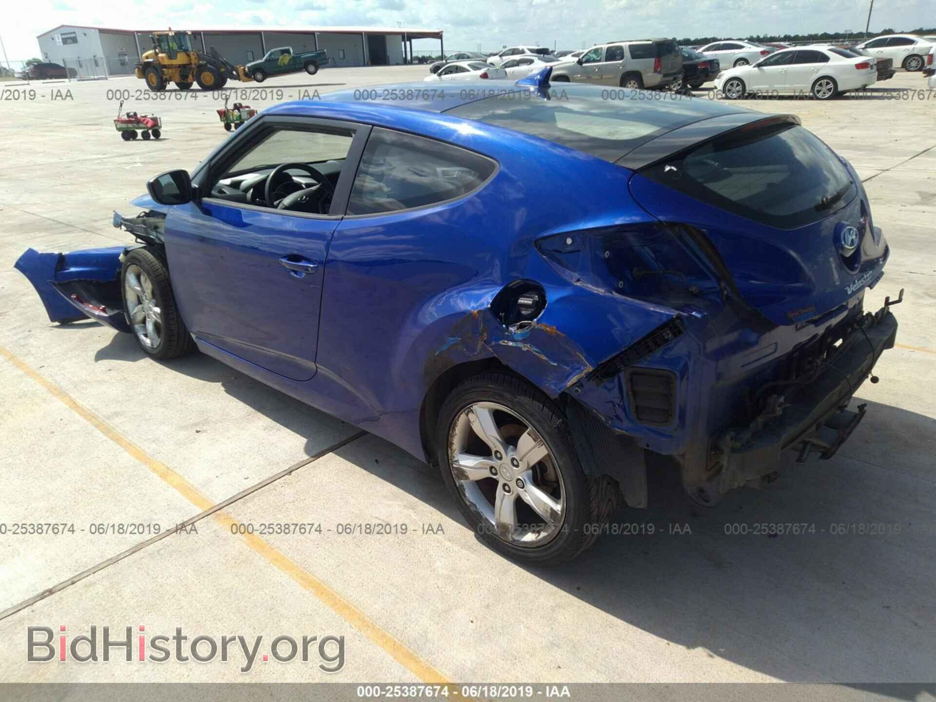 2012 HYUNDAI VELOSTER - VIN: KMHTC6ADXCU062913 - Фото 3