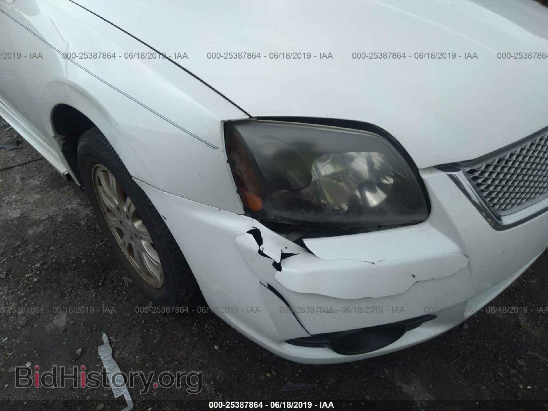 2010 MITSUBISHI GALANT - VIN: 4A32B2FF2AE013263 - Фото 6