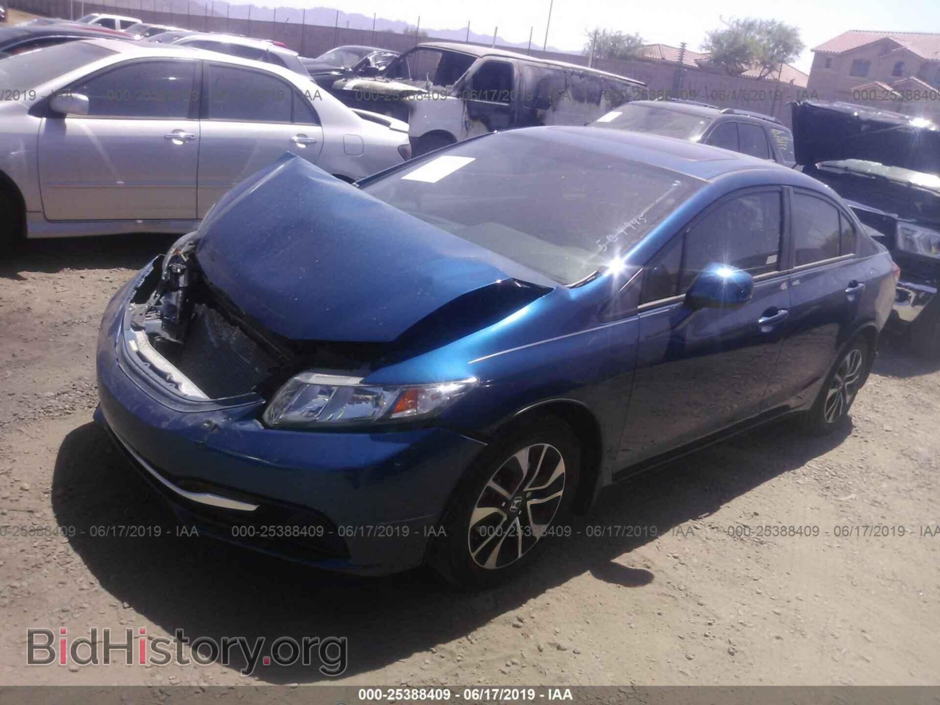 2013 HONDA CIVIC - VIN: 2HGFB2F81DH504945 - Фото 2