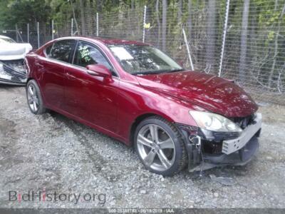 2012 Lexus IS 250, красный — VIN JTHBF5C25C5166067, IAAI