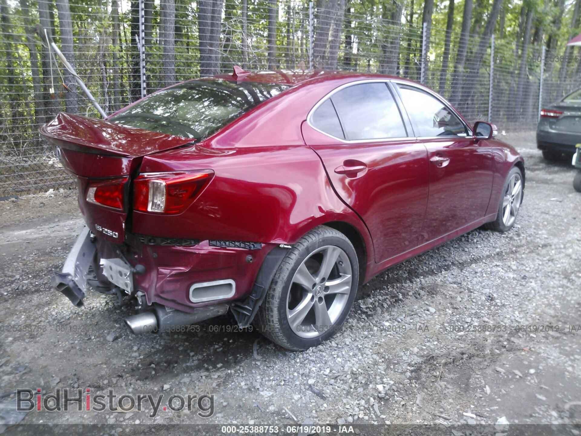 2012 LEXUS IS - VIN: JTHBF5C25C5166067 - Photo 4