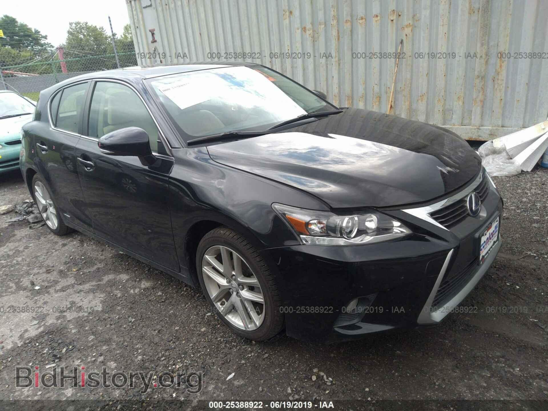 Photo JTHKD5BH8E2177421 - LEXUS CT 2014