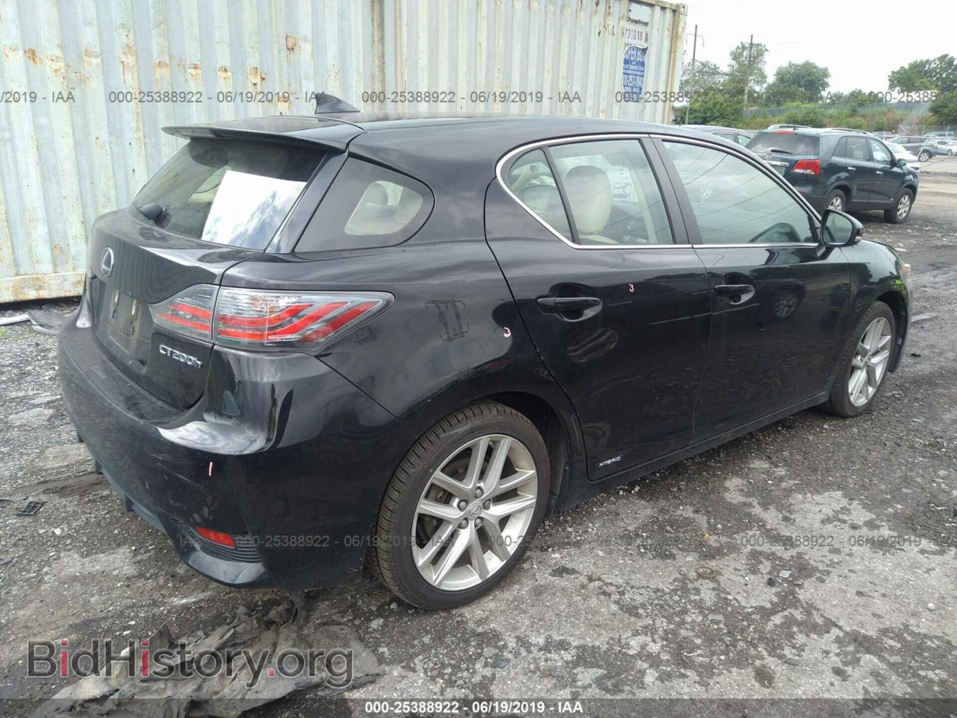 2014 LEXUS CT - VIN: JTHKD5BH8E2177421 - Photo 4