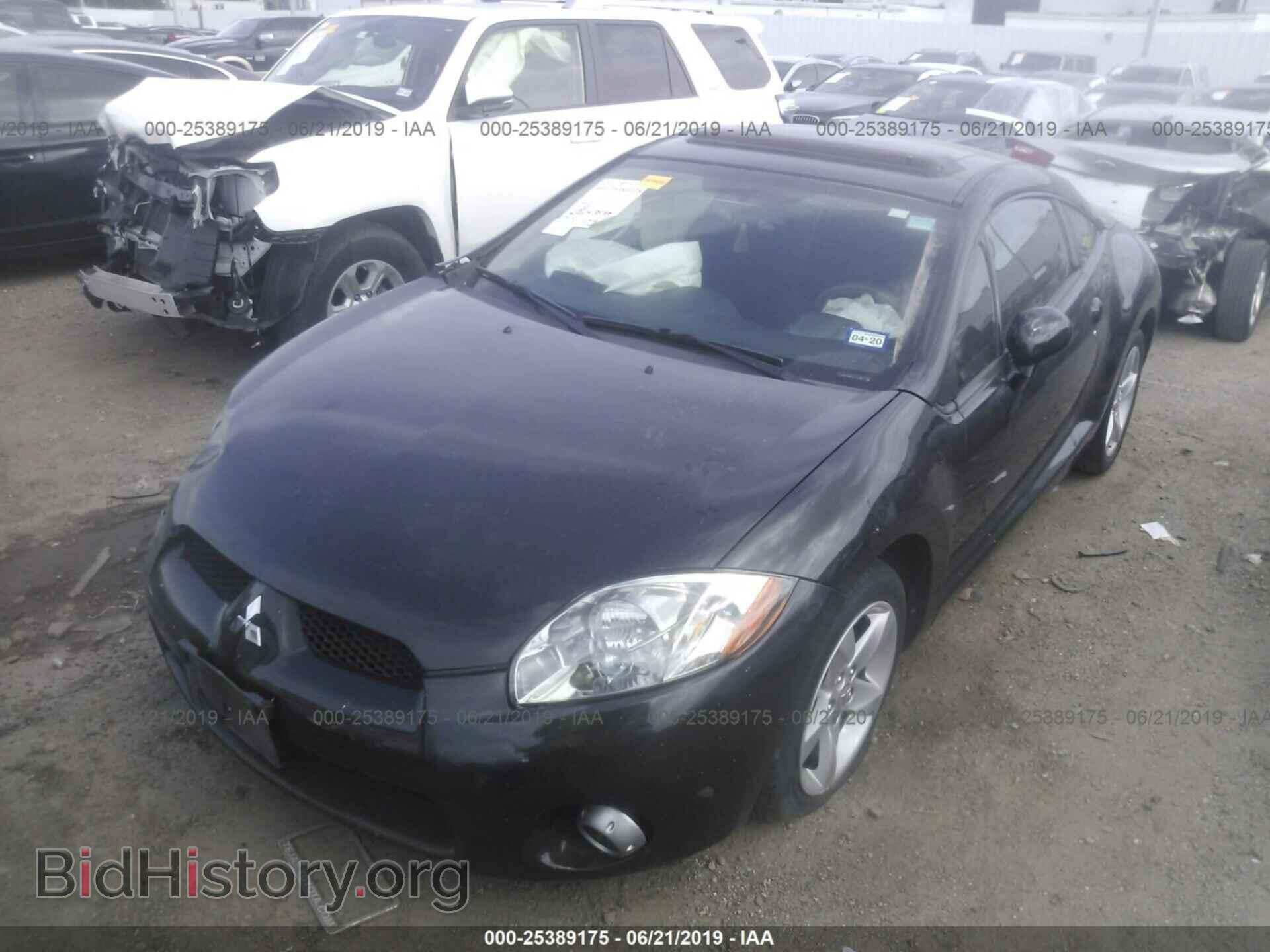 2007 MITSUBISHI ECLIPSE - VIN: 4A3AK24F37E023484 - Фото 2