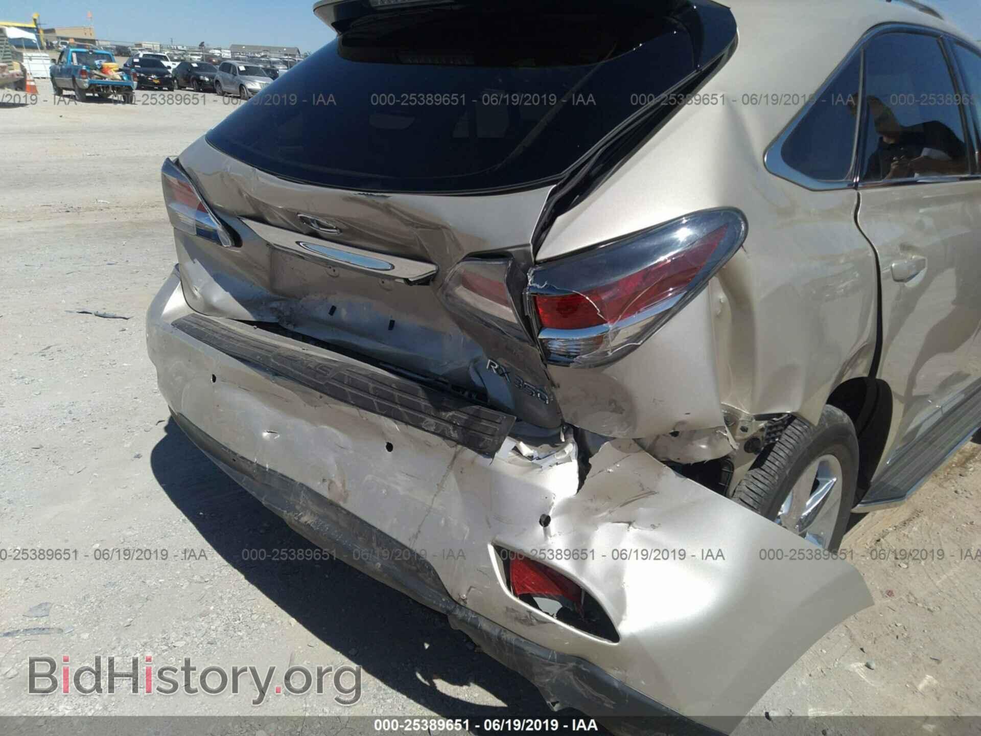 2015 LEXUS RX - VIN: 2T2BK1BA0FC298123 - Фото 6