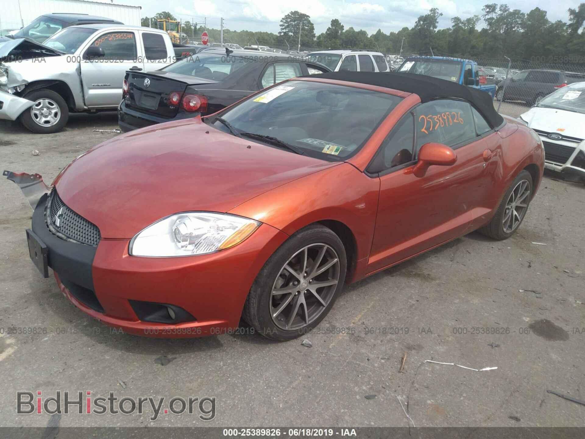 2011 MITSUBISHI ECLIPSE - VIN: 4A37L5EF9BE001053 - Photo 2