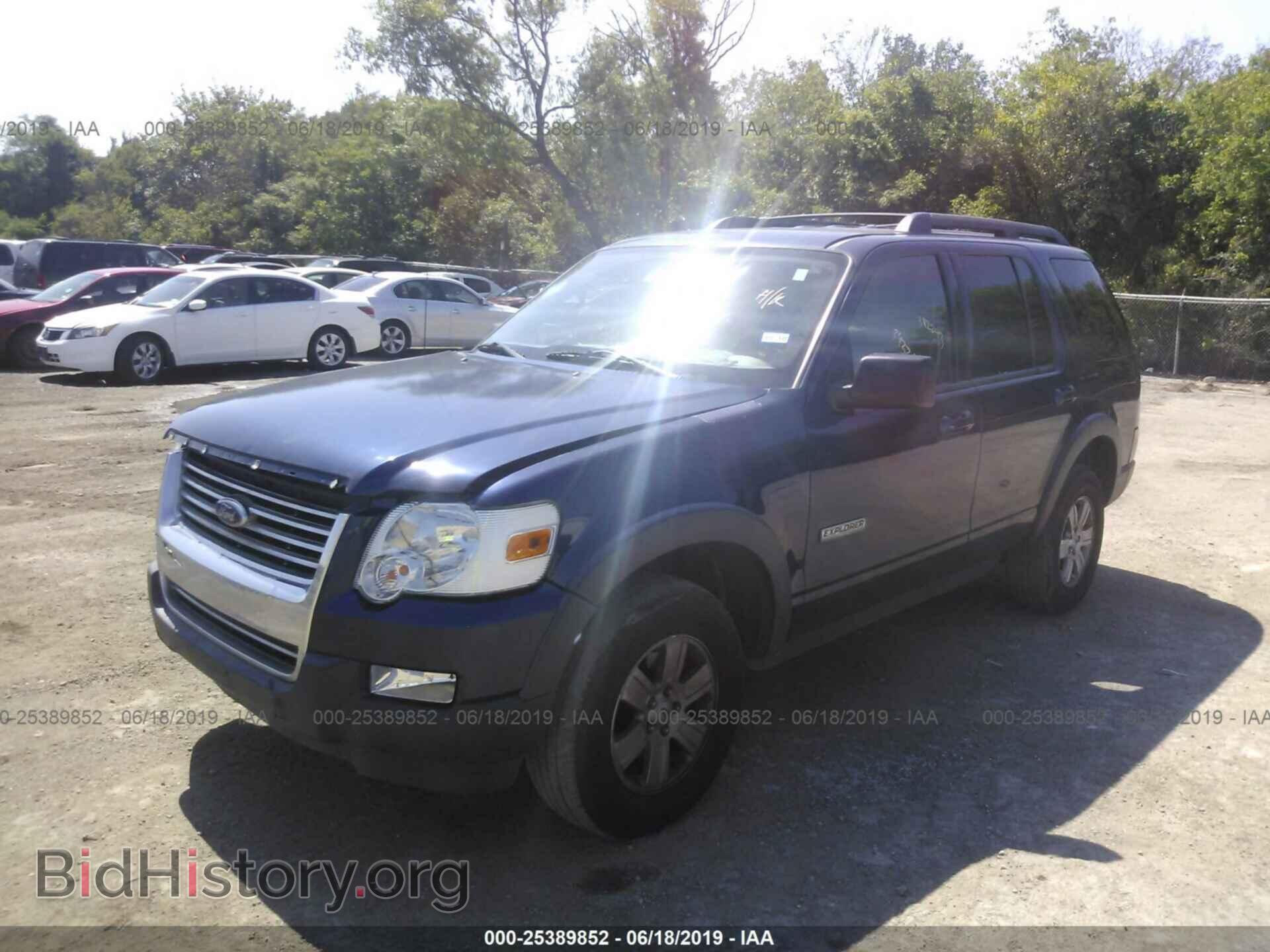 2007 FORD EXPLORER - VIN: 1FMEU73E37UA34149 - Фото 2