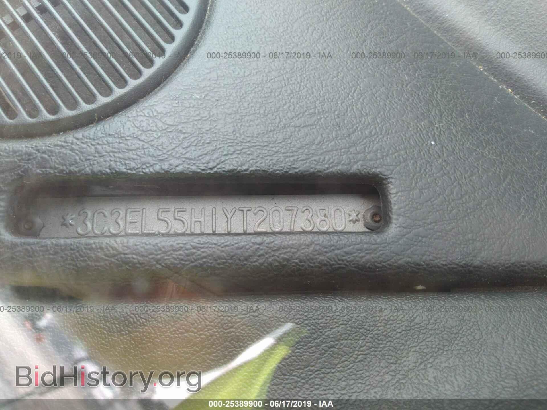 2000 CHRYSLER SEBRING - VIN: 3C3EL55H1YT207380 - Фото 9