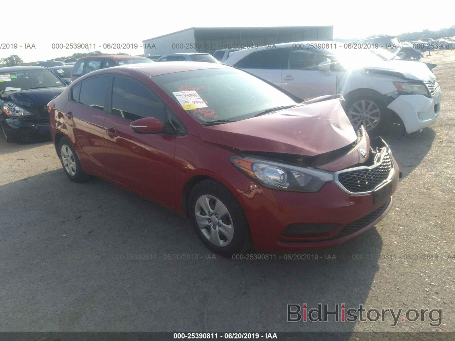 Photo KNAFX4A62F5430265 - KIA FORTE 2015