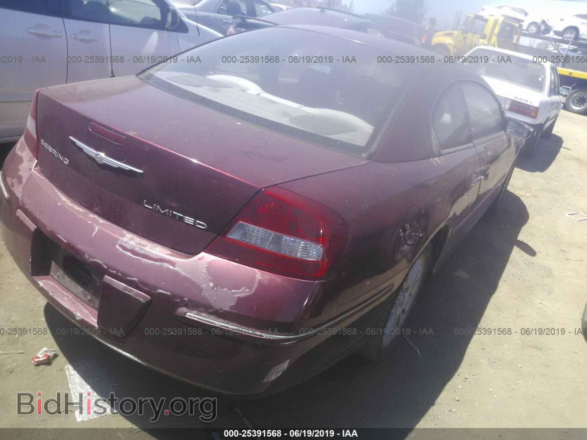 2004 CHRYSLER SEBRING - VIN: 4C3AG52H44E124512 - Фото 4