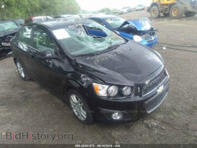 2012 Chevrolet SONIC, черный — VIN 1G1JC5SH8C4141044, IAAI