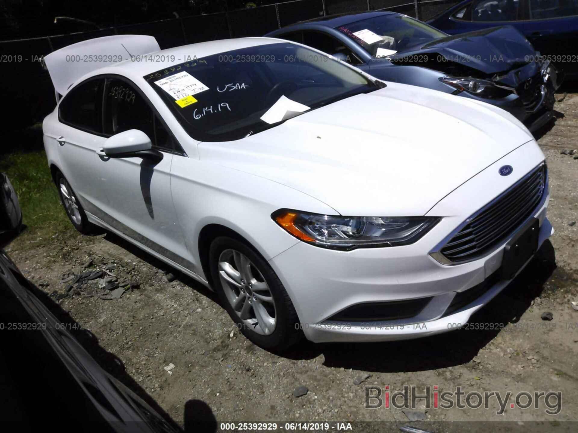 Photo 3FA6P0H7XJR132973 - FORD FUSION 2018