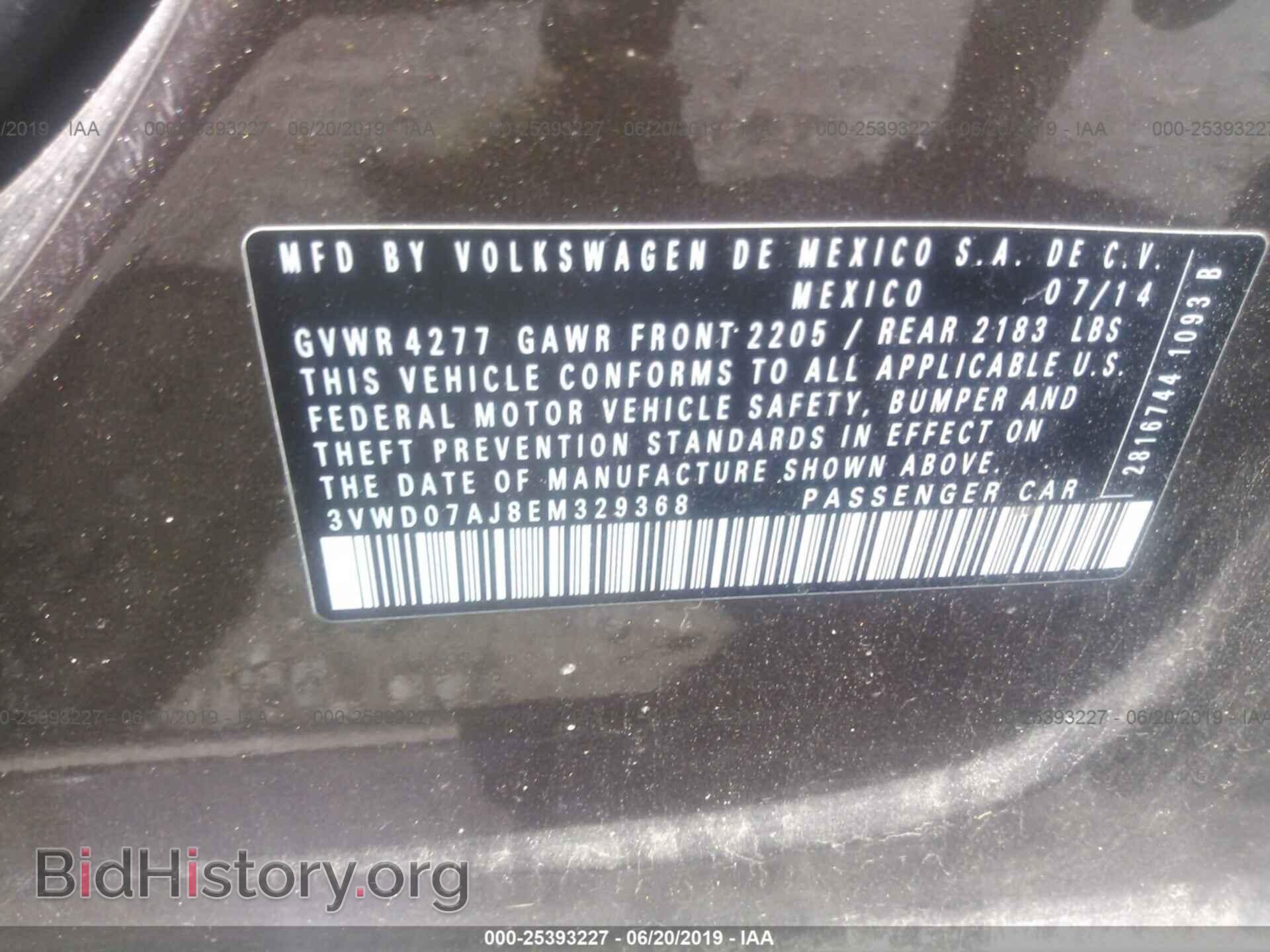 2014 VOLKSWAGEN JETTA - VIN: 3VWD07AJ8EM329368 - Фото 9
