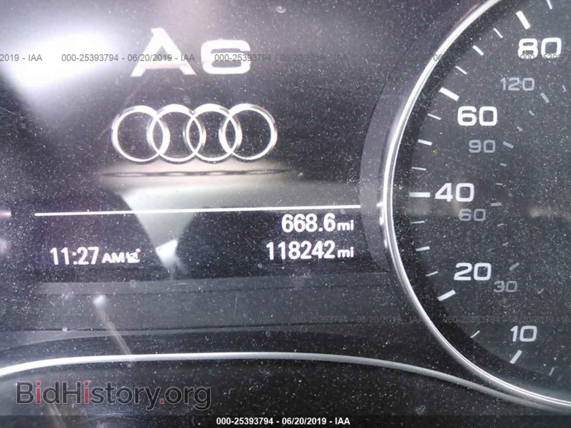 2013 AUDI A6 - VIN: WAUGGAFC2DN137707 - Фото 7