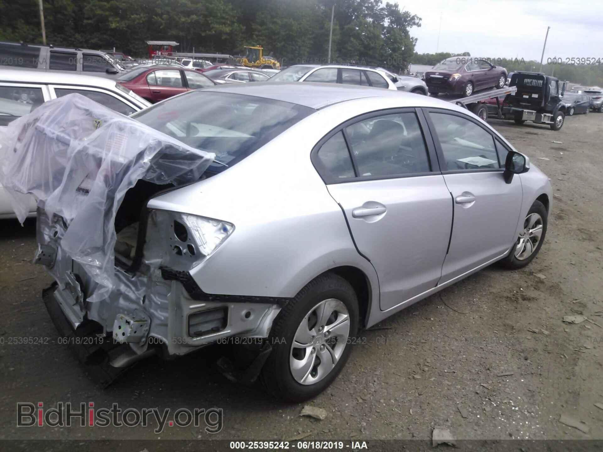 2013 HONDA CIVIC - VIN: 19XFB2F53DE242684 - Фото 4