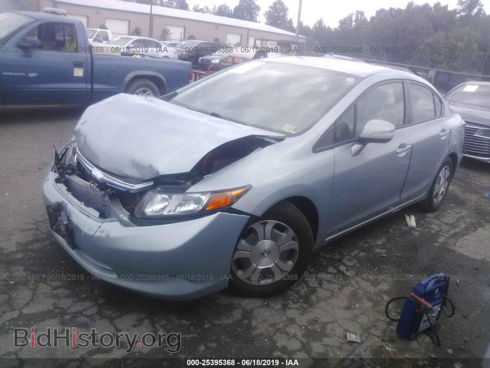 2012 HONDA CIVIC - VIN: JHMFB4F26CS011256 - Фото 2